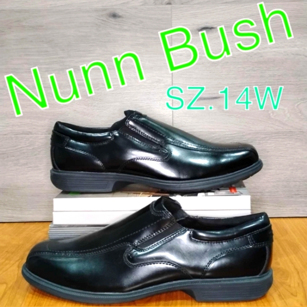 NWOB Nunn Bush Bleeker Street Bike Tour Slip-ons Sz.14W